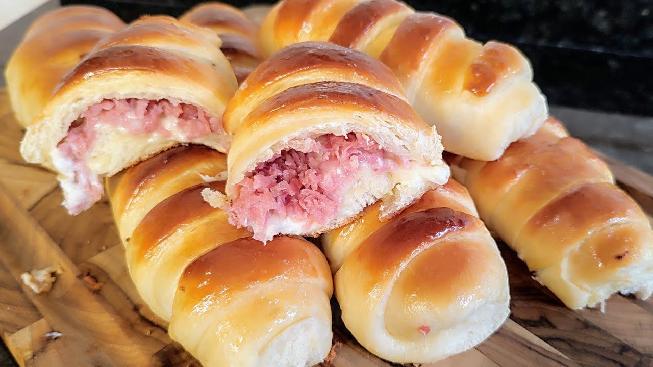 PÃO SALGADO COM QUEIJO E CALABRESA! CALMA CALABRESO 😅