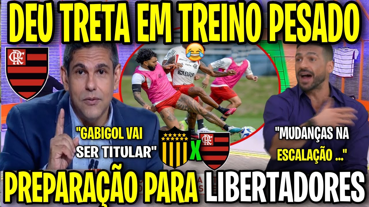 🚨😱 DEU TRETA! GABIGOL VOLTOU COM TUDO EM TREINO PESADO NO FLAMENGO! PEÑAROL X FLAMENGO