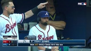 PHI@ATL: Gomes on new role, being a clubhouse leader