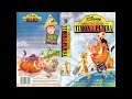Alrededor Del Mundo Con Timón Y Pumba VHS Disney Televideo Perú 1996