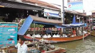 preview picture of video 'Amphawa Floating Market - Wat Bang Kung'