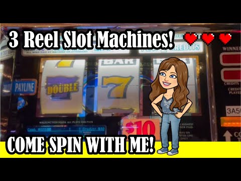 🍒All 3 REEL SLOTS!🍒Horseshoe, Bossier City, LA 💰All MAX BETS!  Double Gold, Double Diamond & MORE