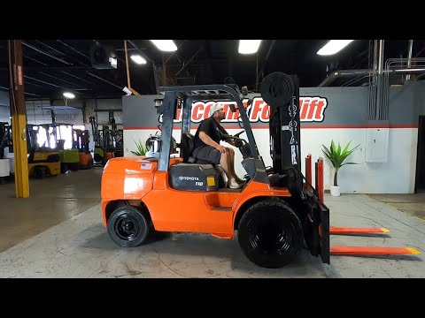 TOYOTA 7-Series 7FGAU50 11,000lb LP (Propane) #0832 - Forklift For Sale