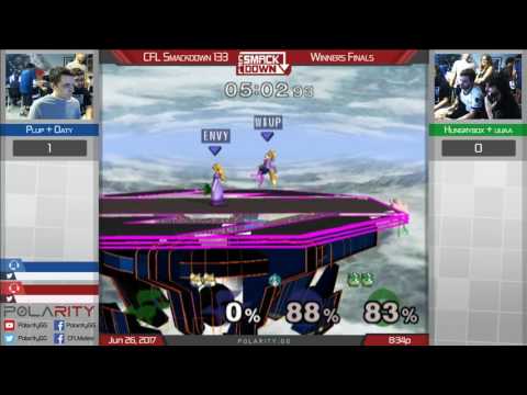 CFL Smackdown 133 Melee - Plup + Oaty vs Hungrybox + Uuaa - Doubles Winners Finals