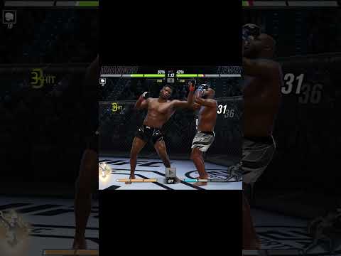 Francis Ngannou vs Derrick Lewis | EA Sports UFC #402 #shorts #shortvideo #short #gaming #gameplay