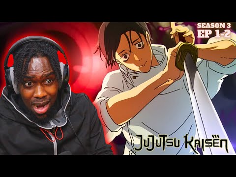PEAK BACK TO BACK Jujutsu Kaisen Season 3 Episode 1-2 REACTION VIDEO!!!