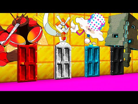 NÃO ESCOLHA A PORTA ERRADA NO MINECRAFT!! (POKÉMON LENDÁRIO ULTRA BEAST)