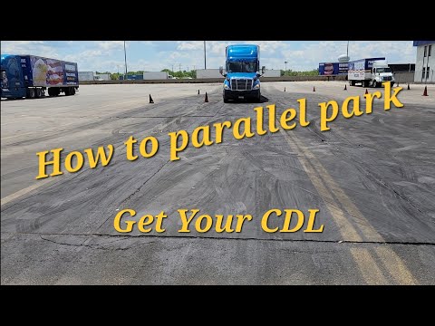 How to parallel park (Trucking School)