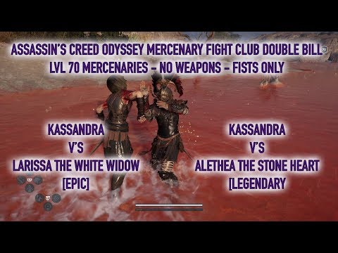 Assassins Creed Odyssey - LVL 70 Mercenaries - No Weapons fist fight