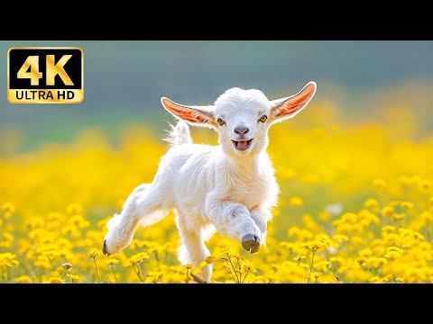 Beautiful Animal World in 4K - Scenic Wildlife Film With Calming Music