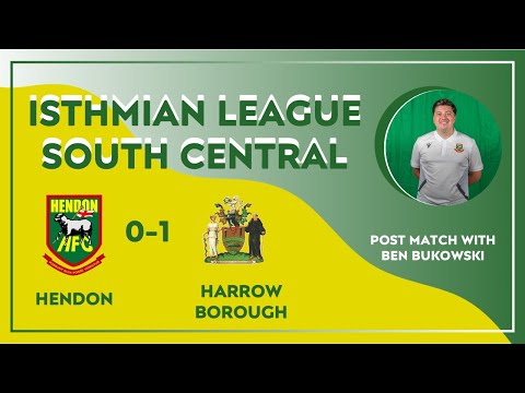 Ben post match thoughts v HARROW BOROUGH - 27 December 2025