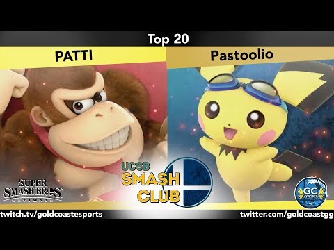 UCSB LAN - Pastoolio (Pichu) vs PATTI (DK, Snake) (Top 20) - Smash Ultimate