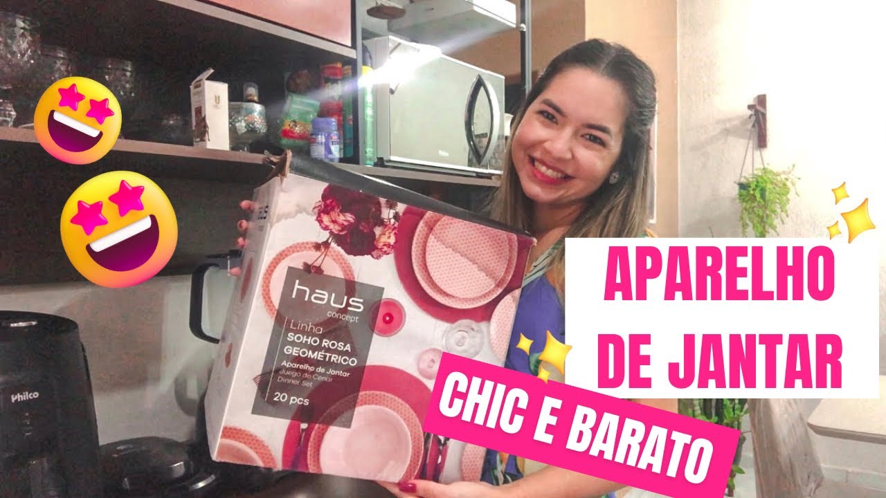 Superou minhas expectativas! Aparelho de Jantar Haus Concept Rosa