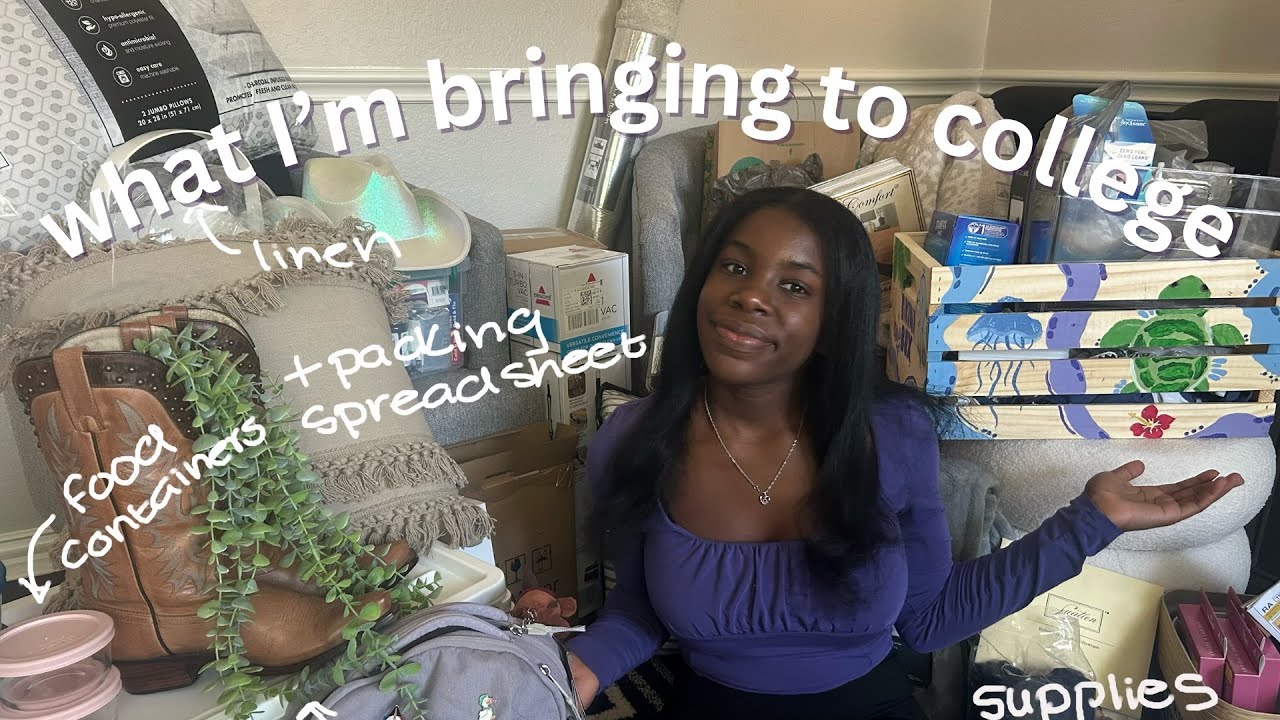 what I am bringing to college(freshman year packing list)