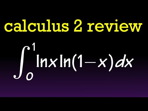 Integral of so many things! (great for calculus 2 review)