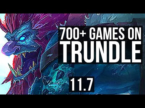 TRUNDLE vs VOLIBEAR (JUNGLE) | 700+ games, 4/2/6 | BR Grandmaster | v11.7