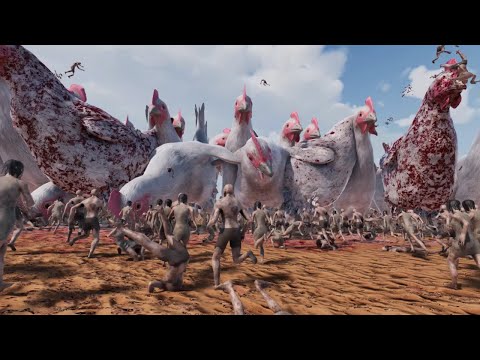 500 GIANT CHICKENS VS 1 MILLION ZOMBIES