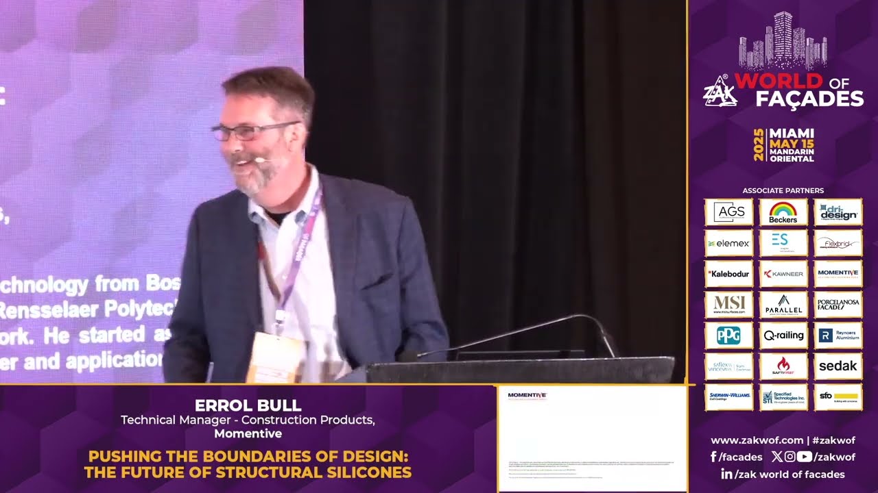 Pushing the Boundaries of Design: Structural Silicones | Zak's World of Facades Miami 2025