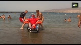 AS An app informs people with reduced mobility about adapted beaches in Almería