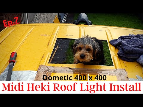 MIDI HEKI ROOF LIGHT INSTALL - VW CRAFTER - VAN BUILD - EPISODE 7