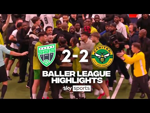 Three red cards and mass brawl! | SDS 2-2 YANITED | Baller League Highlights