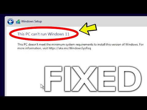 Fix: This PC can't run Windows 11 (Bypass TPM and Secure Boot) - Easiest Method