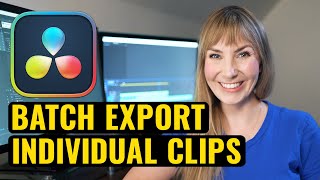 How to Batch Export Individual Clips in DaVinci Resolve 19