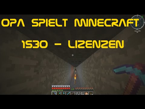 Opa spielt Minecraft 1530 - Lizenzen