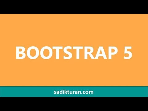 22 Bootstrap Dersleri Navbar