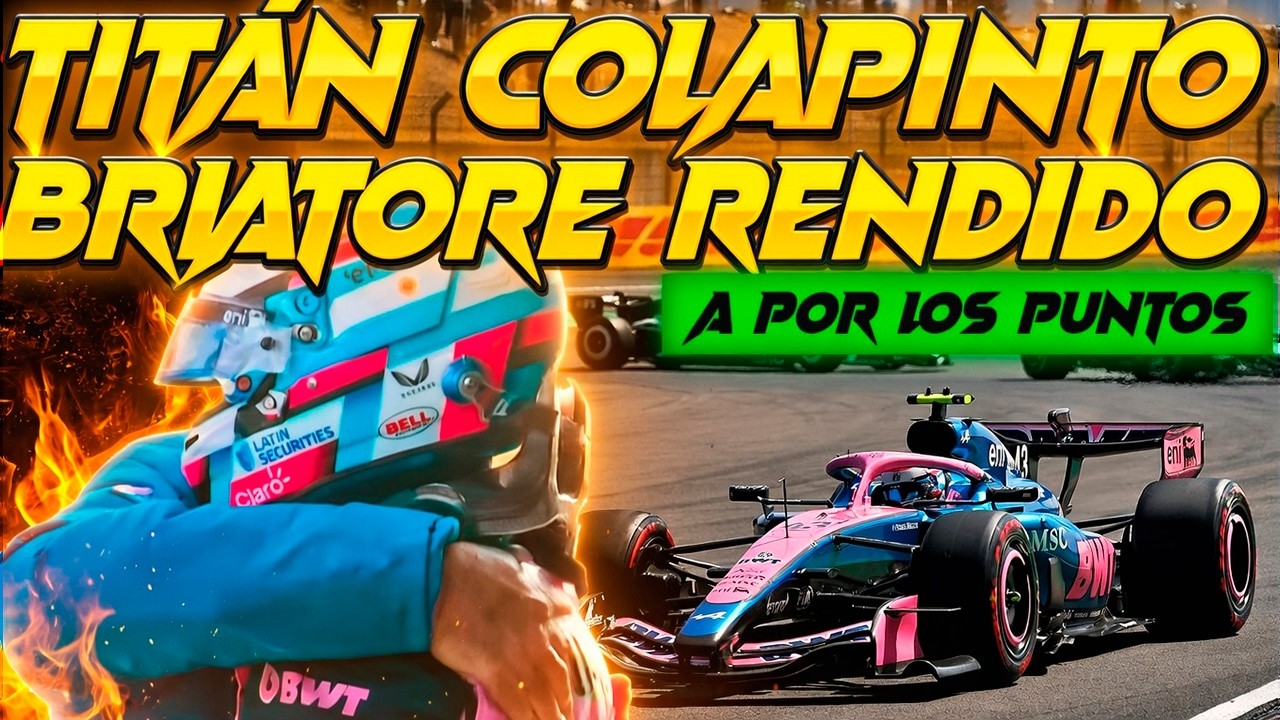 COLAPINTO COLOSAL EN QUALY F1 CHINA EN A526 CON PROBLEMAS ADAPTANDOSE EN MINUTOS, BRIATORE RENDIDO