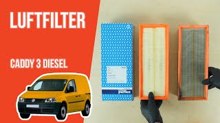 Youtube thumbnail of video "Wie Caddy 3 2.0 SDI Luftfilter wechseln 💨"