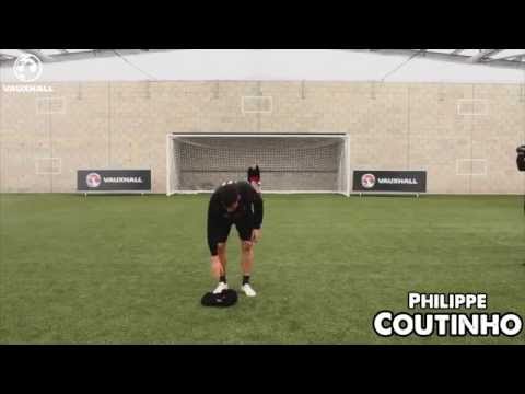 Liverpool's Philippe Coutinho & Raheem Sterling Take On The 'Dizzy Penalty' Challenge