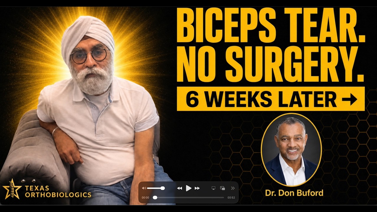 I Couldn't Lift a Pillow → Back in the Gym 6 Weeks After PRP for Biceps Tendon Tear