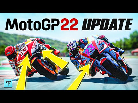 RACING THE ACTUAL MOTOGP 22 BIKES! (MotoGP 22 BIG Update)