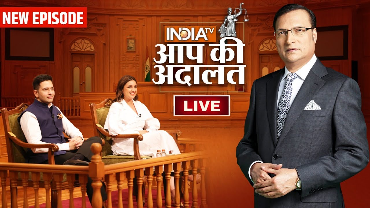 Raghav Chadha & Parineeti Chopra in Aap Ki Adalat LIVE | Bollywood & Politics, AAP vs BJP | India TV