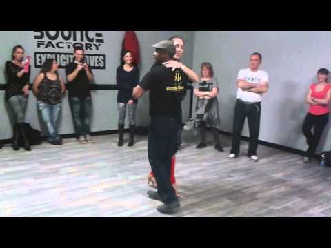 David Pacavira e Barbara Barros -  semba social - Kizomba Romana