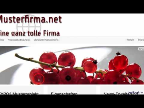 Musterprojekt TYPO3 Version 7 - Teil 5: Das Logo im Kopfbereich austauschen