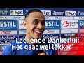 Damil Dankerlui kijkt met een grote glimlach naar goede serie Willem II: 'Het gaat wel lekker'