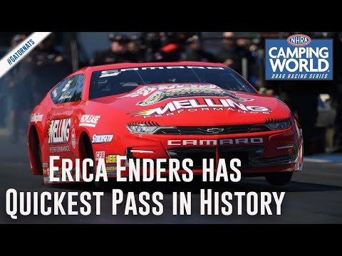 Erica Enders has QUICKEST Pro Stock pass in History