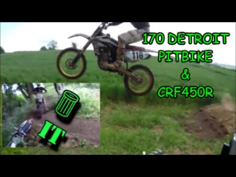 170 DETROIT PITBIKE | HONDA CRF450R | FUN