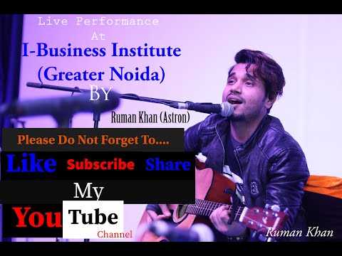 Ruman Khan Live Performance In Sahityam IBI University