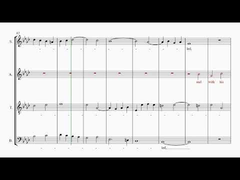 Handel's Messiah Part 25  - And with His stripes  - Alto practice part