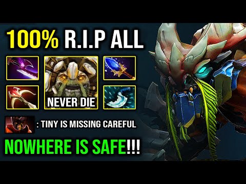 ABSOLUTE Broken Mid 100% Counter Any Meta Hero - IMBA 1 Toss Deleted Amazing Roaming Tiny DotA 2