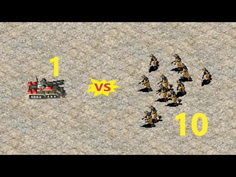1 Apocalypse vs 10 Seals - Red Alert 2