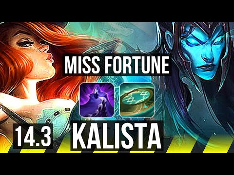 MISS FORTUNE & Maokai vs KALISTA & Janna (ADC) | Quadra, 11/2/7, Legendary | KR Master | 14.3