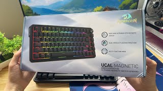 Encontrei Teclado Magnético Acessível no Brasil - Redragon Ucal 75%