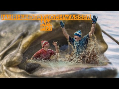 Droht Jahrhunderthochwasser am italienischen Po? Il Grande Fiume Po San Benedetto CasaSiluro