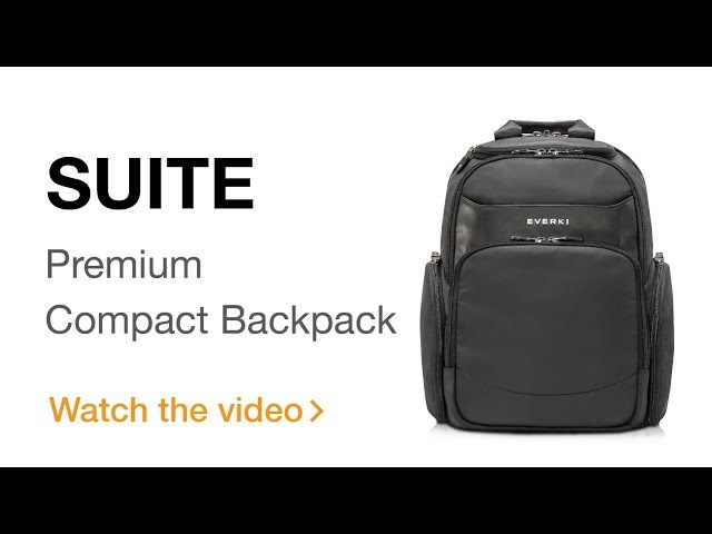 Video Teaser für EVERKI Suite Premium Compact Checkpoint Friendly Laptop Backpack, up to 14-Inch (EKP128)