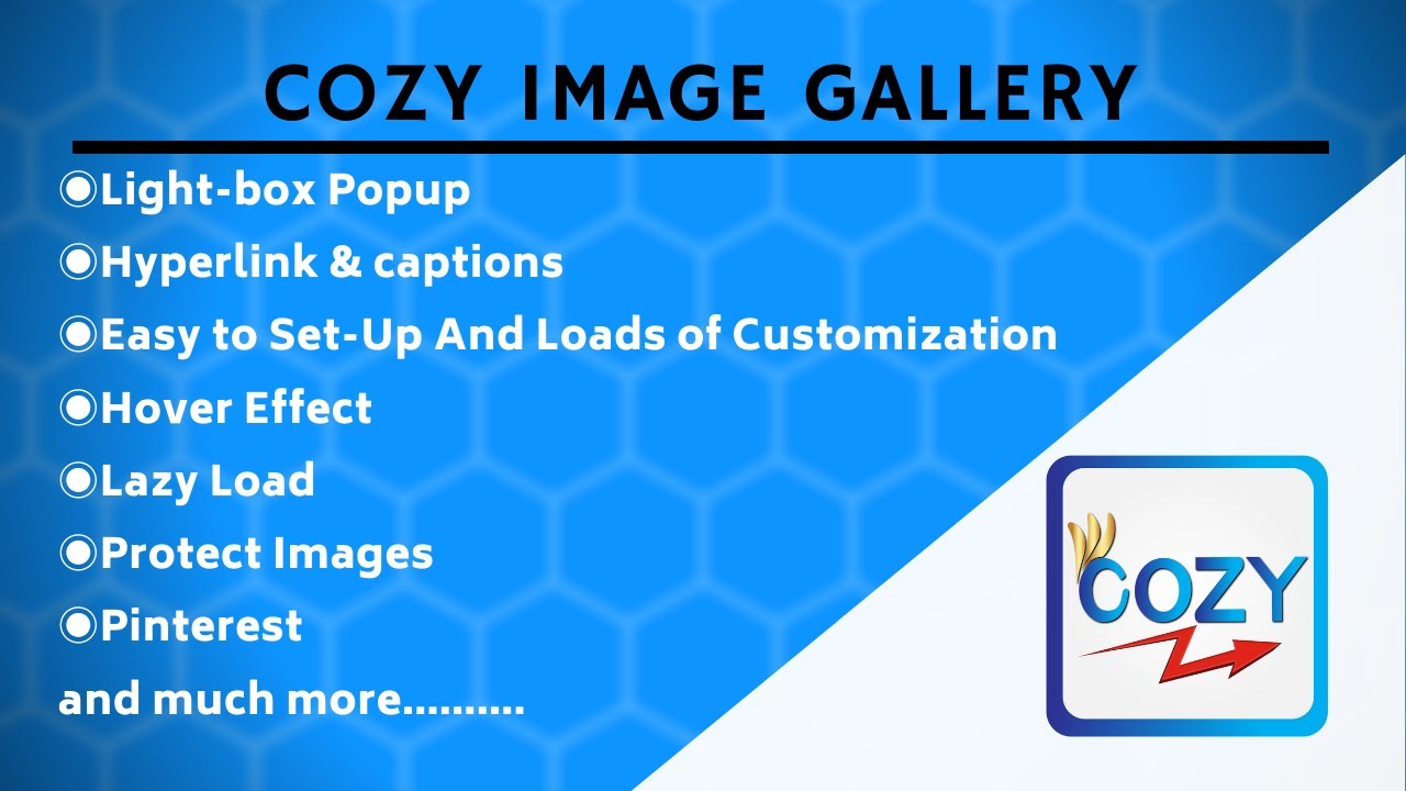 Cozy Image Gallery Demo