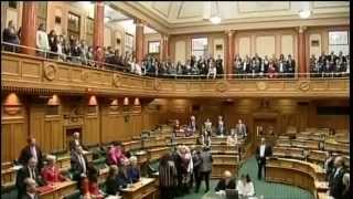 New Zealand Parliament passes gay marriage bill -- and a love song.